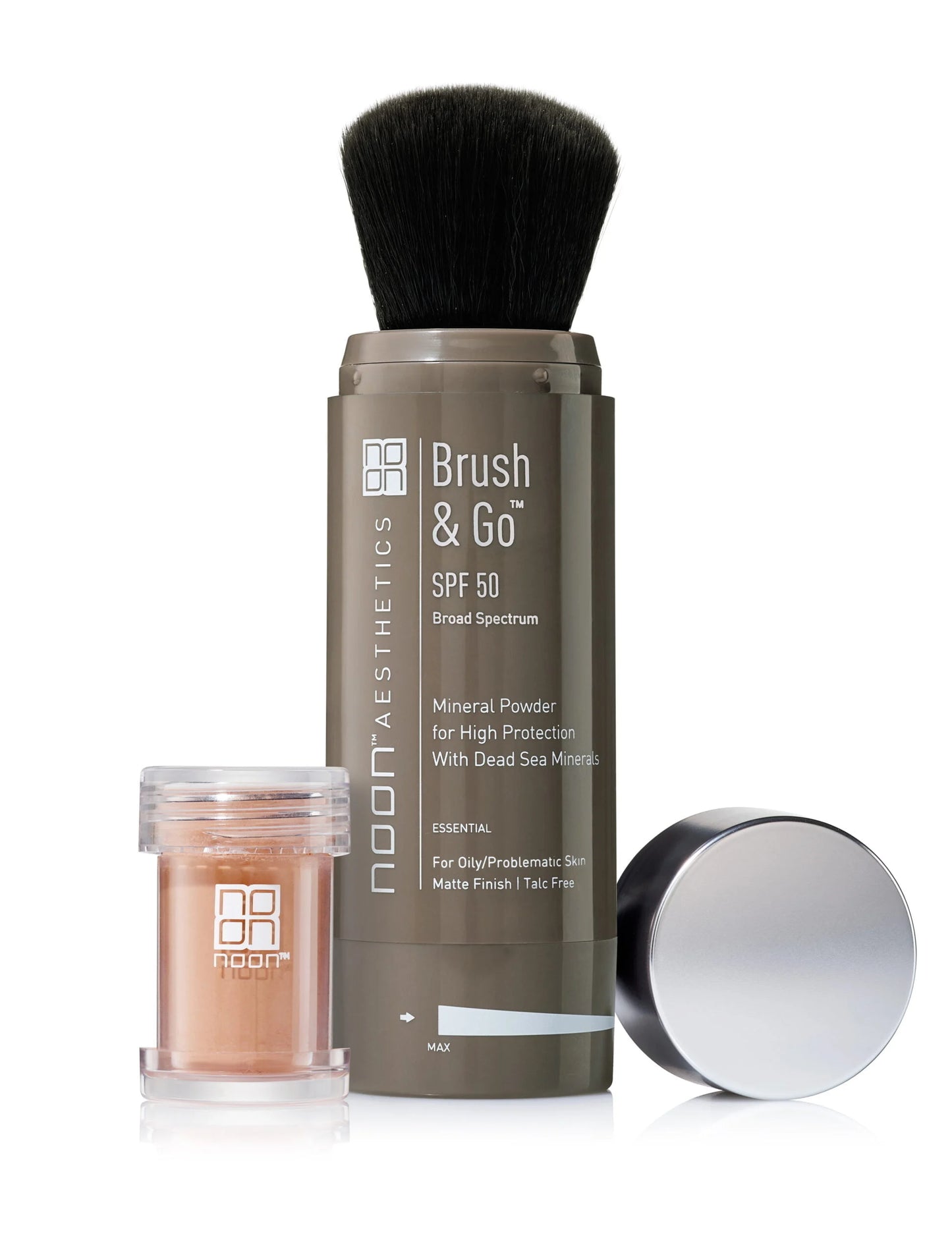 NOON Brush&Go™ SPF50 – All Skin Types (šviesus atspalvis)