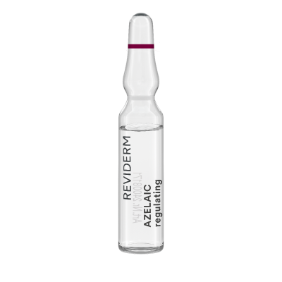 Reviderm Azelaic Regulating Ampoule ampulės su azelaino rūgštimi, 7 x 2 ml